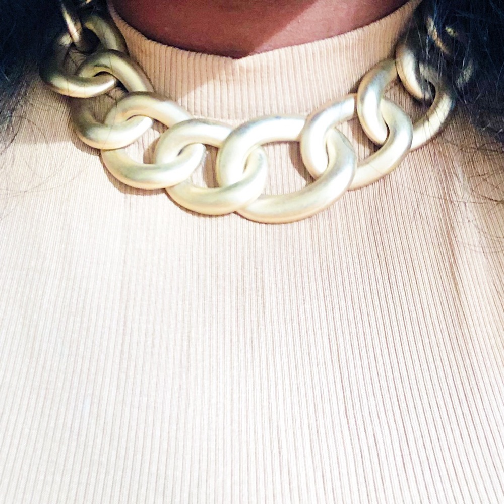 Forever 21 Bronze/Rose Gold Chain Necklaces Bundle